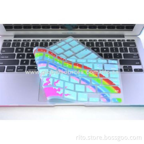 New Arrival Colorful Design Silicone Keyboard Protector for MacBook Air 11"
